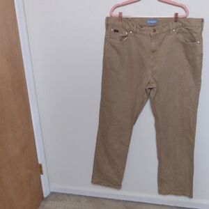 Lee Men's Tan Neutral Classic Straight Leg Jeans Size 42 x 32